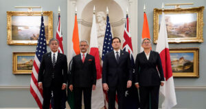 Quad Condemns Pahalgam Terror Attack, Unveils Ambitious New Agenda U.S. Secretary of State Marco Rubio meets with Indian External Affairs Minister Dr. Subrahmanyam Jaishankar, Australian Foreign Minister Penny Wong, and Japanese Foreign Minister Iwaya Takeshi at the State Department in Washington, U.S., January 21, 2025. REUTERS/Elizabeth Frantz