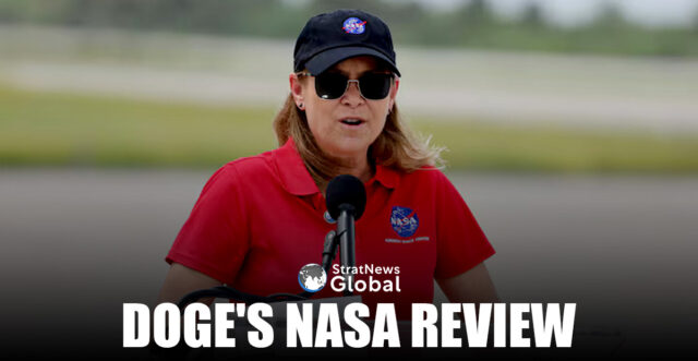 Director of NASA's John F. Kennedy Space Center Janet Petro speaks ahead of the Crew-7 mission launch to the International Space Station on the SpaceX Dragon crew spacecraft, at Kennedy Space Center in Cape Canaveral, Florida, U.S. August 20, 2023. REUTERS/Joe Skipper/File Photo