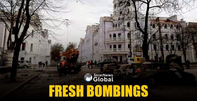A view shows the site of a Russian missile strike, amid Russia's attack on Ukraine, in Sumy, Ukraine April 13, 2025. REUTERS/Sofiia Gatilova/File Photo