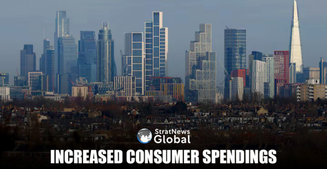 Skyscrapers are seen in central London, as viewed from south west London, Britain, January 13, 2025. REUTERS/Toby Melville/File Photo