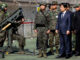 Taiwan's President Lai Ching-te stands next to soldiers holding an FIM-92 Stinger as he pays a visit at Songshan airbase in Taipei, Taiwan March 21, 2025. REUTERS/Ann Wang/File Photo