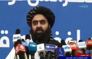 Taliban Official To Head Afghan Embassy In New Delhi? An undated social media screengrab of acting Afghan Foreign Minister Mawlawi Amir Khan Muttaqi addressing a gathering recently.
