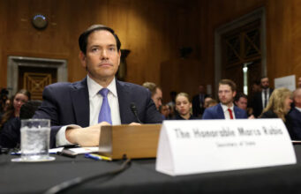 U.S. Secretary of State Marco Rubio attends a Senate Foreign Relations Committee hearing on U.S. President Donald Trump's State Department budget request for the Department of State, on Capitol Hill in Washington, D.C., U.S., May 20, 2025. REUTERS/Jonathan Ernst