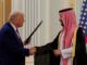 Trump with Saudi crown prince
