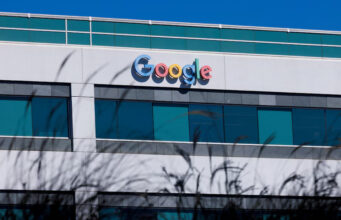 The logo of Google is shown on a building in San Diego, California, US, October 9, 2024. REUTERS/Mike Blake/File Photo