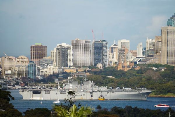 U.S. Warship Docks In Australia Before War Games And Leaders’ Summit