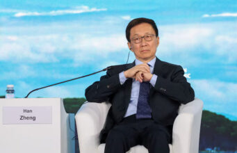 Chinese Vice President Han Zheng attends a plenary session of the Eastern Economic Forum in Vladivostok, Russia September 5, 2024. Kirill Kazachkov/Roscongress Foundation via REUTERS/File Photo