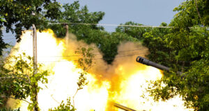 Thailand’s Polarised Politics Driving Clashes With Cambodia? A Thailand's mobile artillery unit fires towards Cambodia's side after Thailand and Cambodia exchanged heavy artillery on Friday as their worst fighting in more than a decade stretched for a second day, in Surin, Thailand, July 25, 2025. REUTERS/Athit Perawongmetha