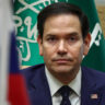 U.S. Secretary of State Marco Rubio attends an interview after meeting with Russian Foreign Minister Sergei Lavrov and Russian President Vladimir Putin's foreign policy advisor Yuri Ushakov, , U.S. National Security Advisor Mike Waltz, and U.S. Middle East envoy Steve Witkoff, at Diriyah Palace, in Riyadh, Saudi Arabia, February 18, 2025. REUTERS/Evelyn Hockstein/Pool/File Photo