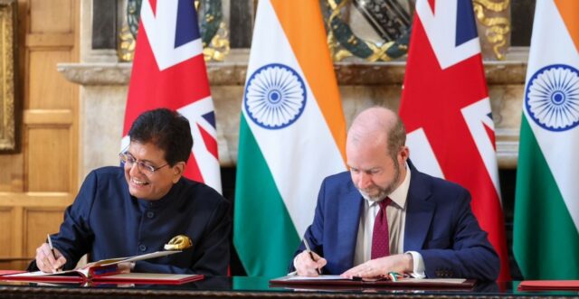 FTA signing (1) India UK FTA