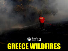 Wildfire Near Athens Contained, Evacuations Continue Amid Strong Winds