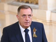 Banned Leader Dodik Drives Cabinet Overhaul In Bosnia Bosnian Serb leader Milorad Dodik arrives at the Kremlin to attend a festive concert, held on the occasion of the 80th anniversary of the victory over Nazi Germany in World War Two, in Moscow, Russia, May 8, 2025. Alexander Kryazhev/Host agency RIA Novosti/Handout via REUTERS/File Photo