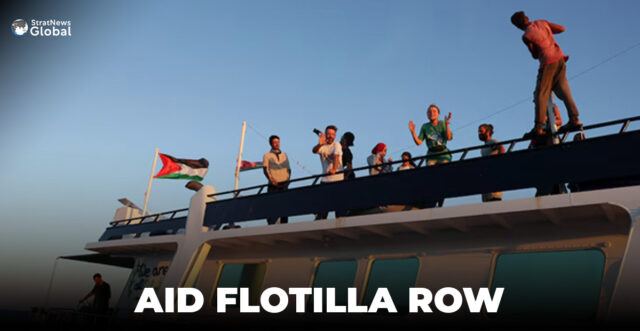 AID FLOTILLA ROW