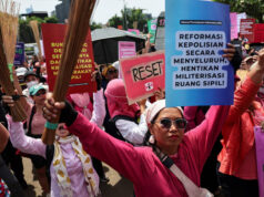 Hundreds Of Indonesian Women Join Jakarta Protests For Reform