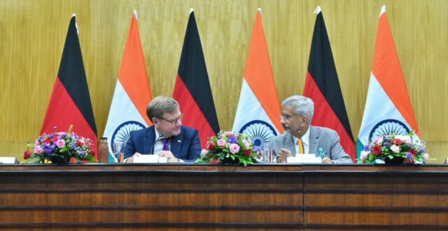 Jaishankar and German FM (1) India-EU trade deal