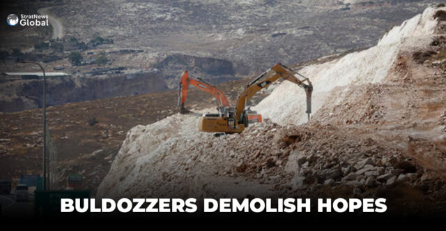 BULDOZZERS DEMOLISH HOPES