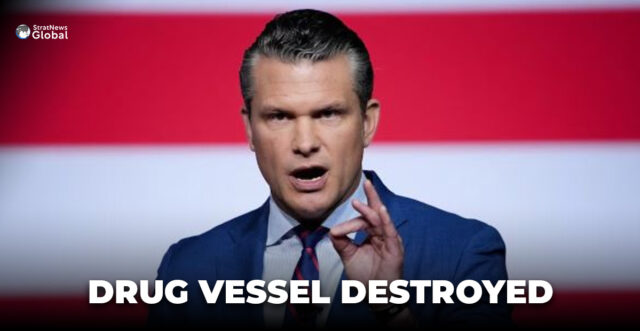 DRUG VESSEL DESTROYED