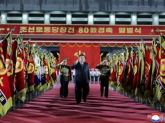 North Korea Unveils New Intercontinental Missile At Grand Military Parade intecontinental missile