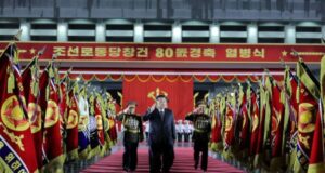 North Korea Unveils New Intercontinental Missile At Grand Military Parade intecontinental missile