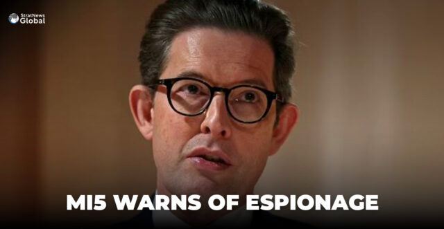 MI5 WARNS OF ESPIONAGE