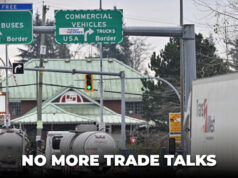 Trump Announces Termination Of All Trade Negotiations With Canada