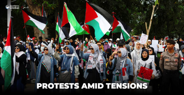 PROTESTS AMID TENSIONS(1)