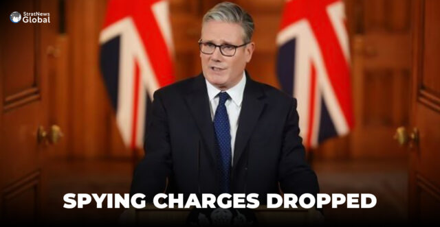 SPYING CHARGES DROPPED