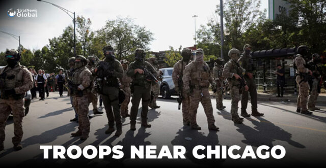 TROOPS NEAR CHICAGO
