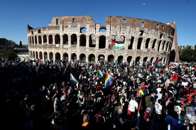 Rome protest
