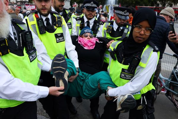 police Palestine Action
