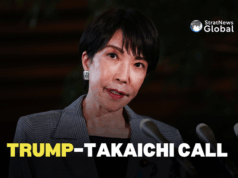 Trump Tells Takaichi to “Call Anytime” After Taiwan Row China