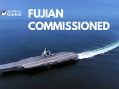 China Commissions Fujian, Its Most Advanced Aircraft Carrier