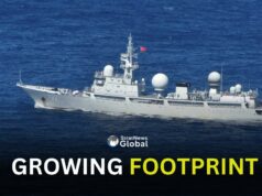 Chinese Space, Missile Tracking Vessels In North Pacific