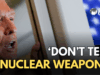 U.S. Senator Urges Trump To Hold Testing Of Nuclear Weapons US Trump nuclear weapons testing