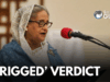 Death Sentence ‘Rigged’ And Politically Driven: Hasina Hasina death sentence