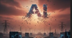 Is The Trillion-Dollar AI Bubble About To Pop? AI-GENERATED IMAGE FOR STORY ON AI BUBBLE BURST ECONOMY