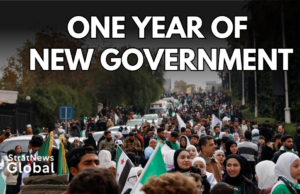 Syria Marks One Year Of Overthrowing Assad Rule Syria assad al sharaa