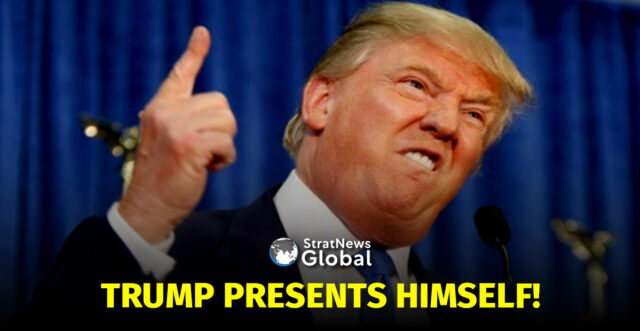 TRUMP PRESENTS HIMSELF! Democracy, America, U.S., Trump