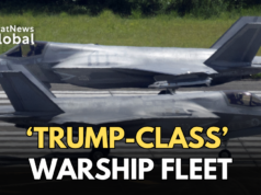 Trump Launches ‘Trump-Class’ Battleships That Is “100 Times More Powerful” Trump class battleship