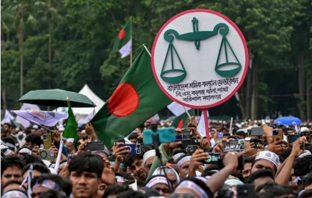Jamaat-e-Islami Bangladesh elections rally
