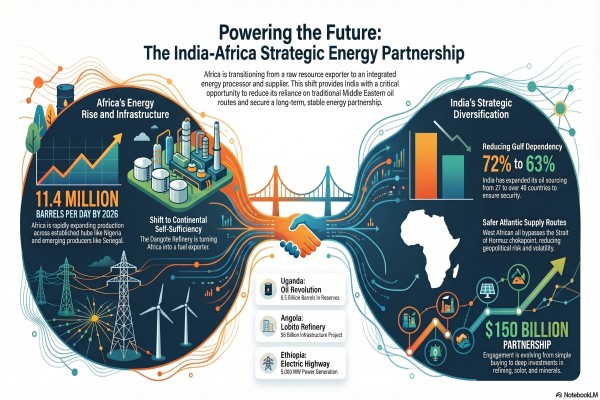 India Africa energy ties infographic