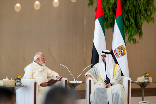 Indian PM Modi visits UAE