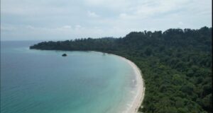 Competition Ahead As Andaman Transshipment Hub Moves Forward Great Nicobar project Galathea Bay. India, Andaman and Nicobar