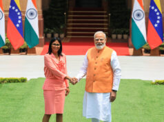 Delcy Rodríguez Visits India
