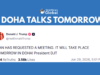 US, Iran to Hold High-Level Talks in Doha Tomorrow Iran