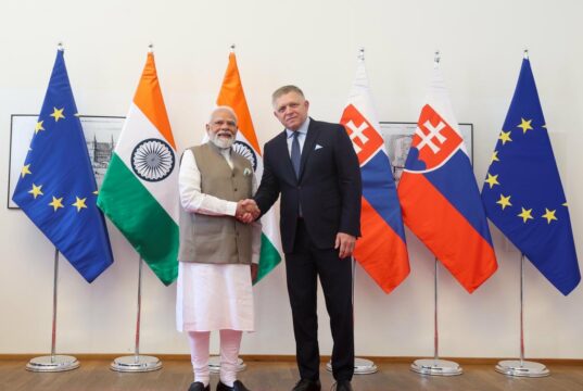 PM Modi Visits Slovakia