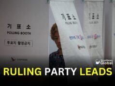 Exit Poll Shows Big Wins For South Korea’s Democratic Party