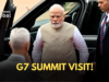 Modi Heads For Summits With G7 Leaders, Macron Of France And Slovakia Modi G7