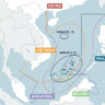 China UNCLOS nine dash nine line map