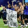 Argentina FIFA World Cup Falklands banner